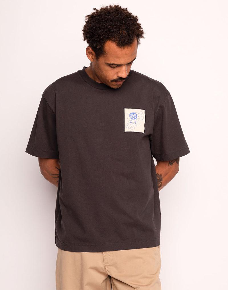 OLOW Avec Toi T-Shirt in Schwarz – Herren Styling-Ansicht